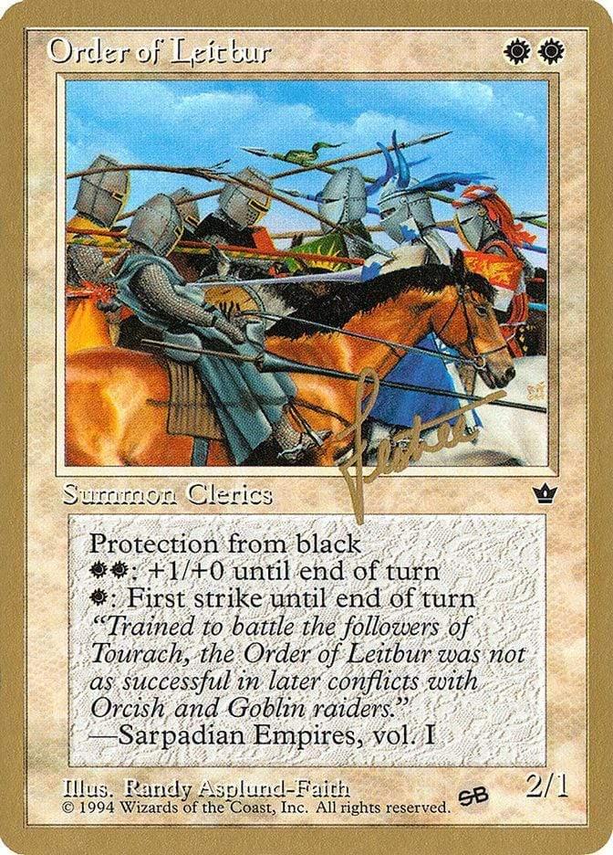 Magic: The Gathering MTG Single Order of Leitbur [Pro Tour Collector Set]