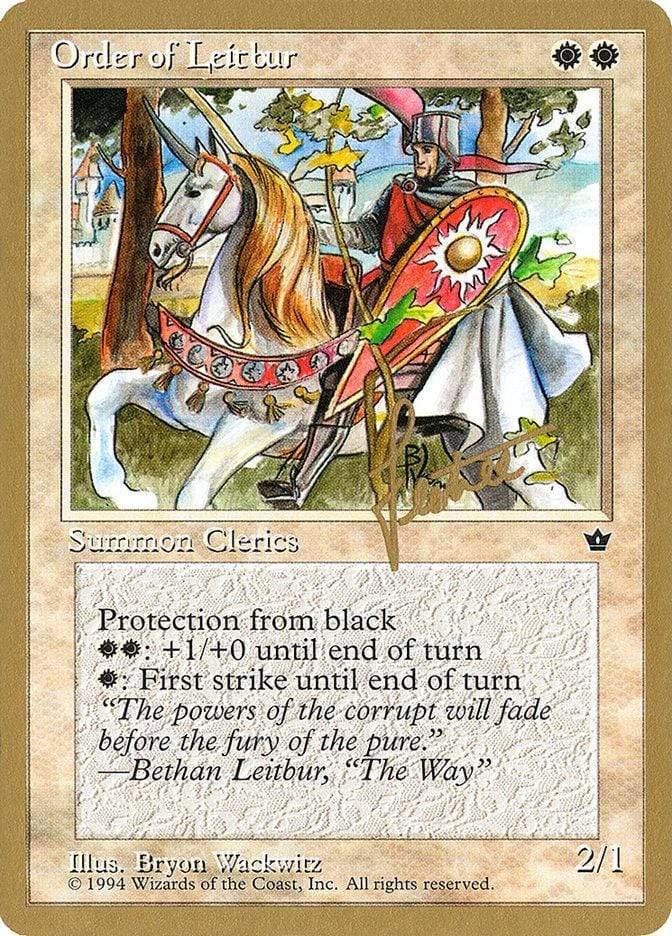 Magic: The Gathering MTG Single Order of Leitbur [Pro Tour Collector Set]