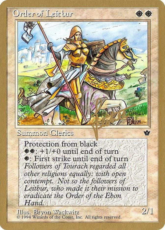 Magic: The Gathering MTG Single Order of Leitbur [Pro Tour Collector Set]