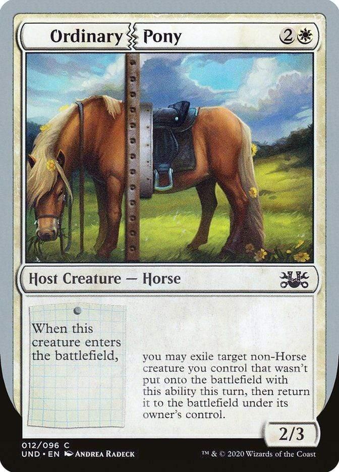 Magic: The Gathering MTG Single Ordinary Pony [Unsanctioned]