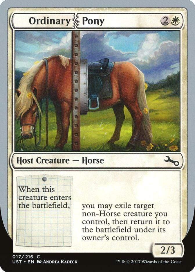 Magic: The Gathering MTG Single Ordinary Pony [Unstable]