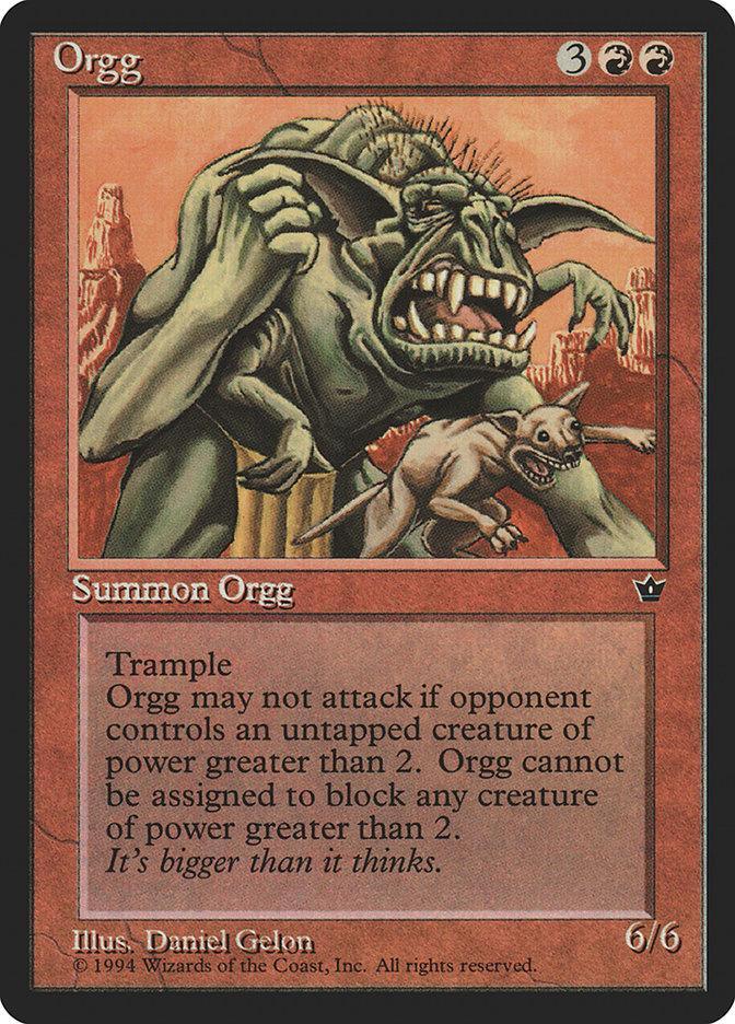 Magic: The Gathering MTG Single Orgg [Fallen Empires]
