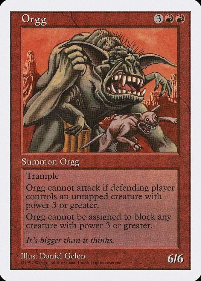 Magic: The Gathering MTG Single Orgg [Fifth Edition]