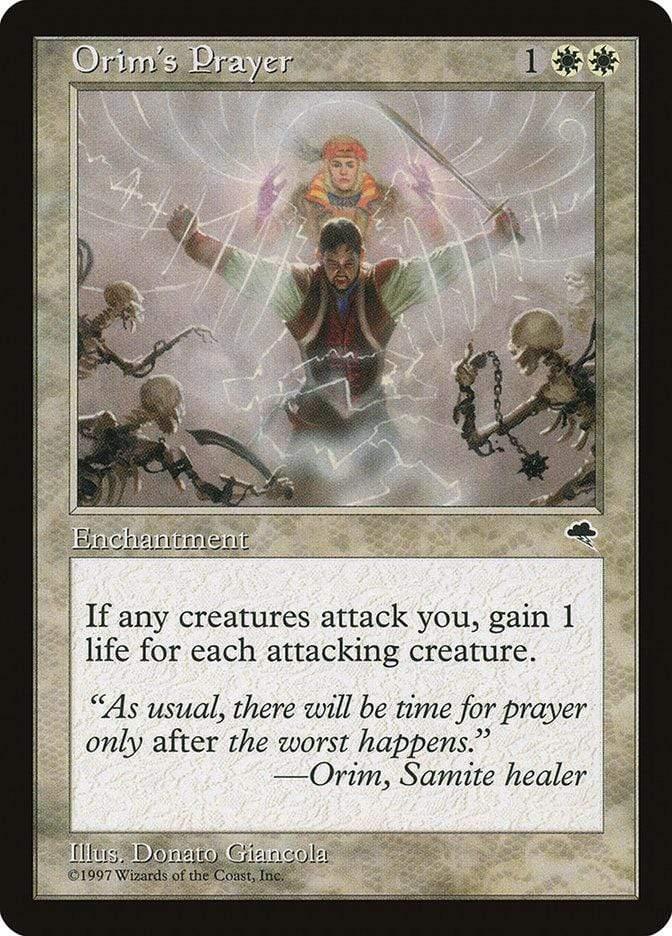 Magic: The Gathering MTG Single Orim's Prayer [Tempest]