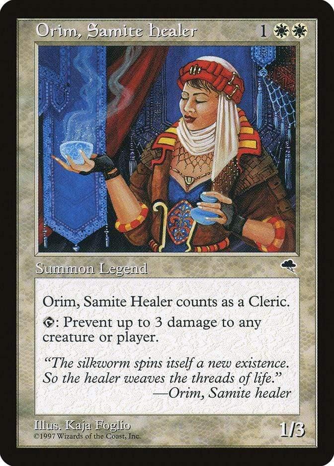 Magic: The Gathering MTG Single Orim, Samite Healer [Tempest]