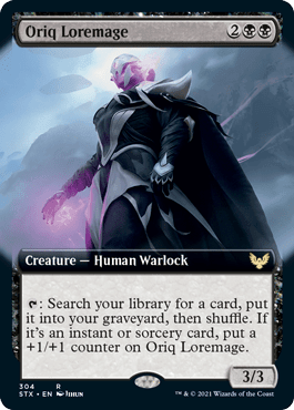 Magic: The Gathering MTG Single Oriq Loremage  (Extended) [Strixhaven: School of Mages]