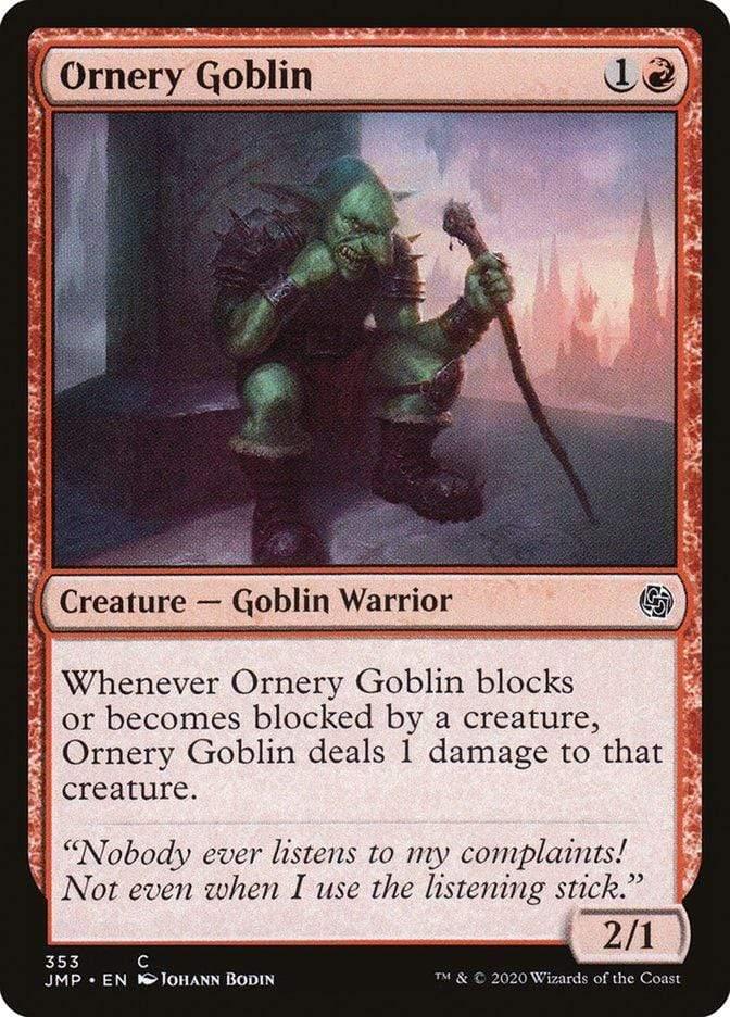 Magic: The Gathering MTG Single Ornery Goblin [Jumpstart]