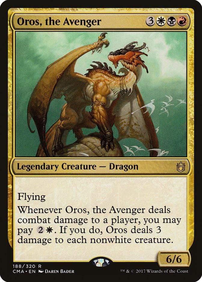 Magic: The Gathering MTG Single Oros, the Avenger [Commander Anthology]