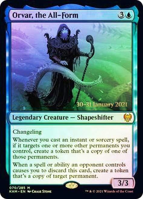 Magic: The Gathering MTG Single Orvar, the All-Form  [Kaldheim Prerelease Promos]