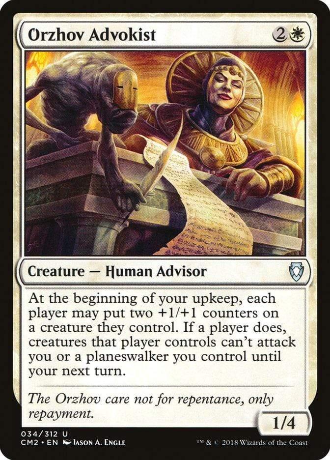 Magic: The Gathering MTG Single Orzhov Advokist [Commander Anthology Volume II]