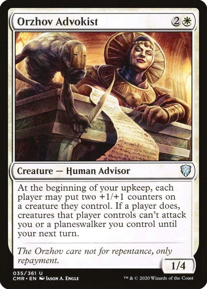 Magic: The Gathering MTG Single Orzhov Advokist [Commander Legends]