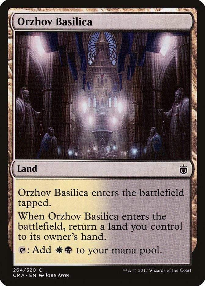 Magic: The Gathering MTG Single Orzhov Basilica [Commander Anthology]