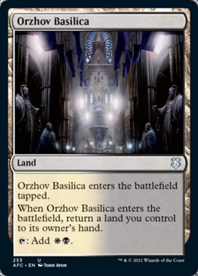 Magic: The Gathering MTG Single Orzhov Basilica [Dungeons & Dragons: Adventures in the Forgotten Realms Commander]