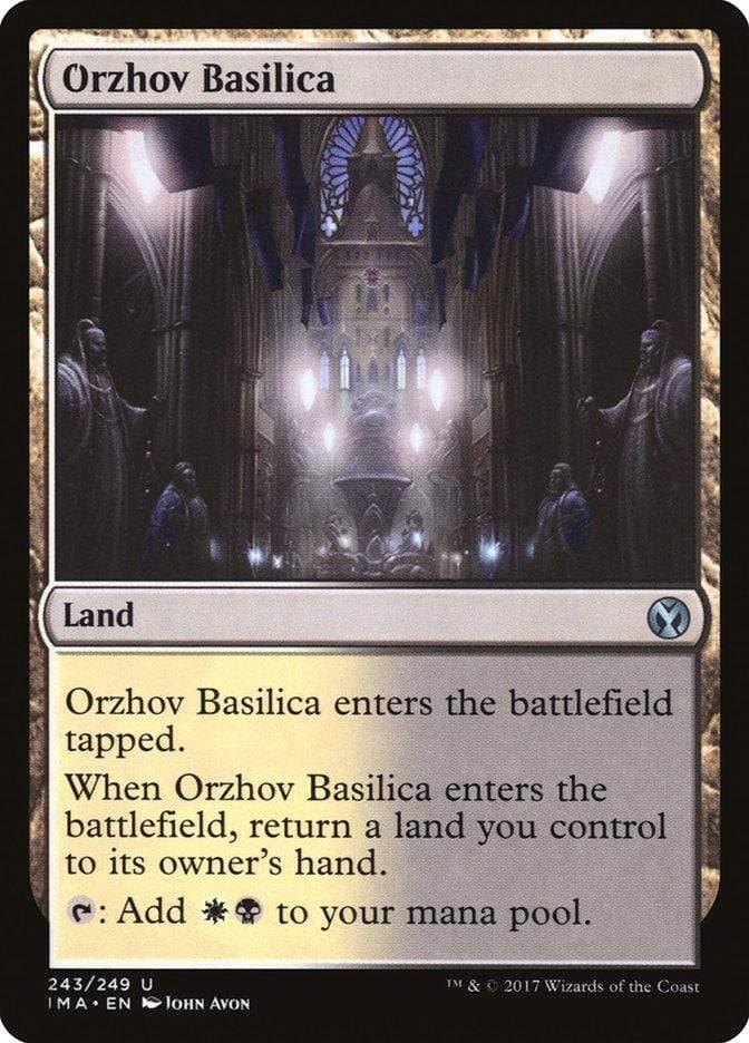 Magic: The Gathering MTG Single Orzhov Basilica [Iconic Masters]