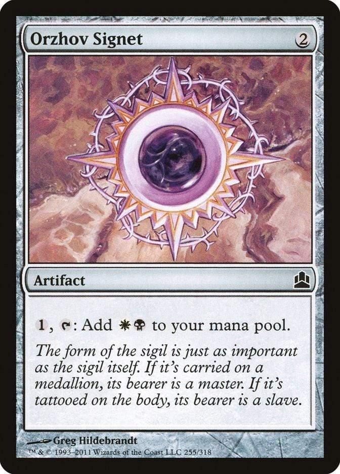 Magic: The Gathering MTG Single Orzhov Signet [Commander 2011]