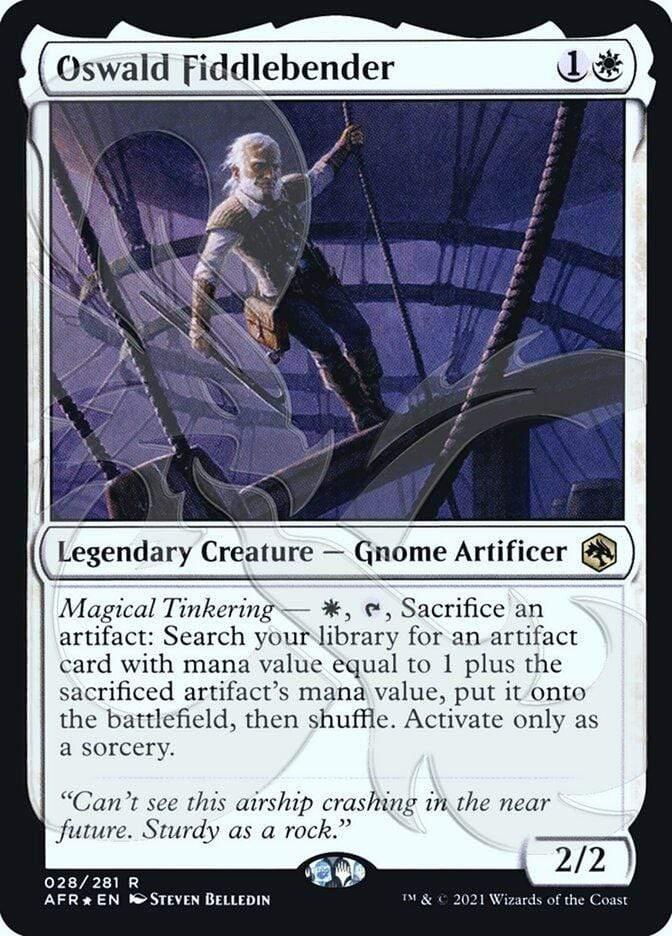 Magic: The Gathering MTG Single Oswald Fiddlebender (Ampersand Promo) [Dungeons & Dragons: Adventures in the Forgotten Realms Promos]