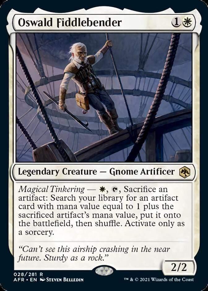 Magic: The Gathering MTG Single Oswald Fiddlebender [Dungeons & Dragons: Adventures in the Forgotten Realms]