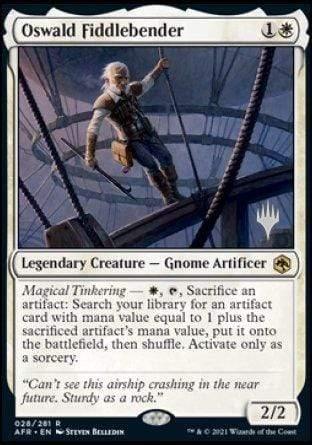 Magic: The Gathering MTG Single Oswald Fiddlebender (Promo Pack) [Dungeons & Dragons: Adventures in the Forgotten Realms Promos]