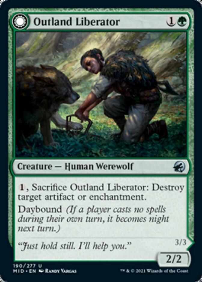 Magic: The Gathering MTG Single Outland Liberator // Frenzied Trapbreaker [Innistrad: Midnight Hunt]