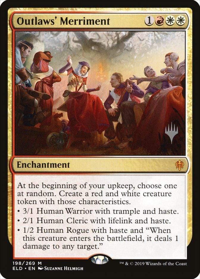 Magic: The Gathering MTG Single Outlaws' Merriment (Promo Pack) [Throne of Eldraine Promos]