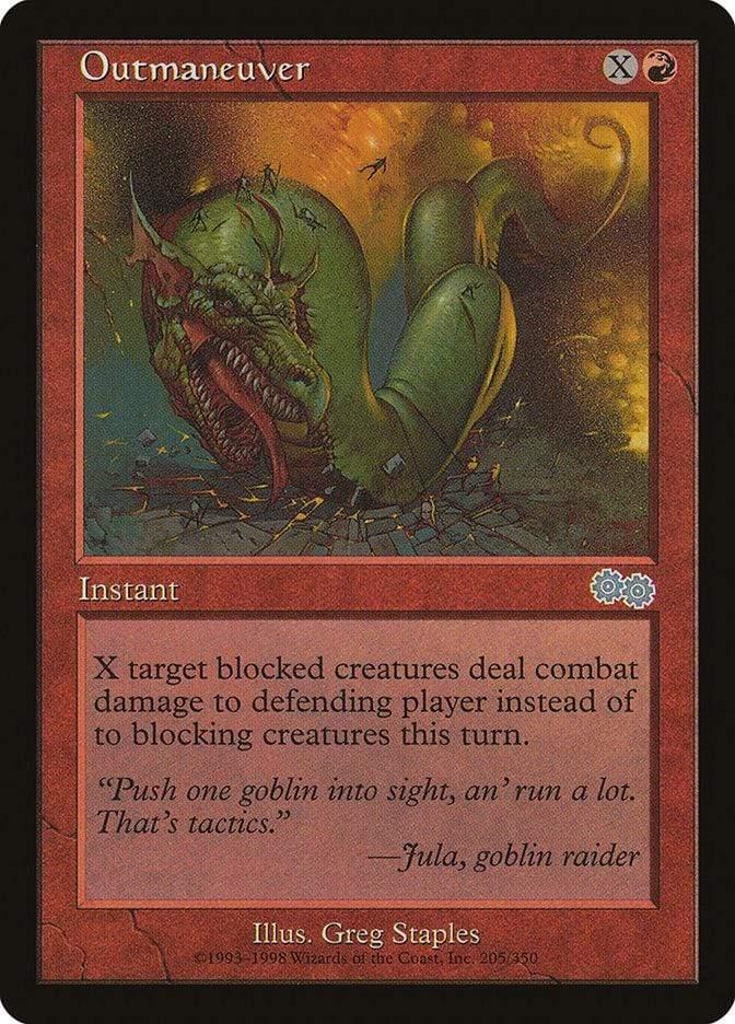 Magic: The Gathering MTG Single Outmaneuver [Urza's Saga]