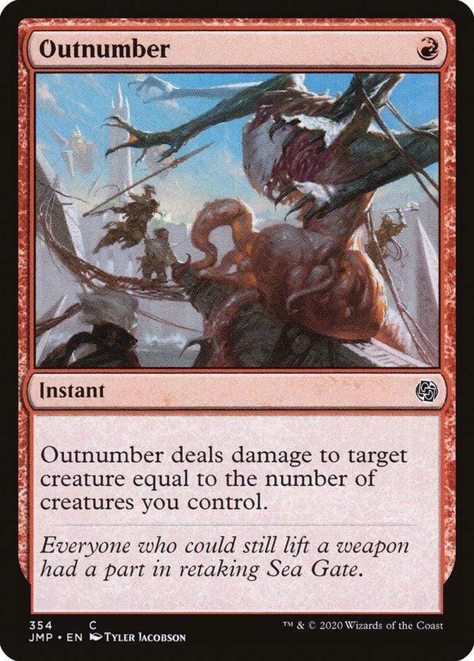 Magic: The Gathering MTG Single Outnumber [Jumpstart]