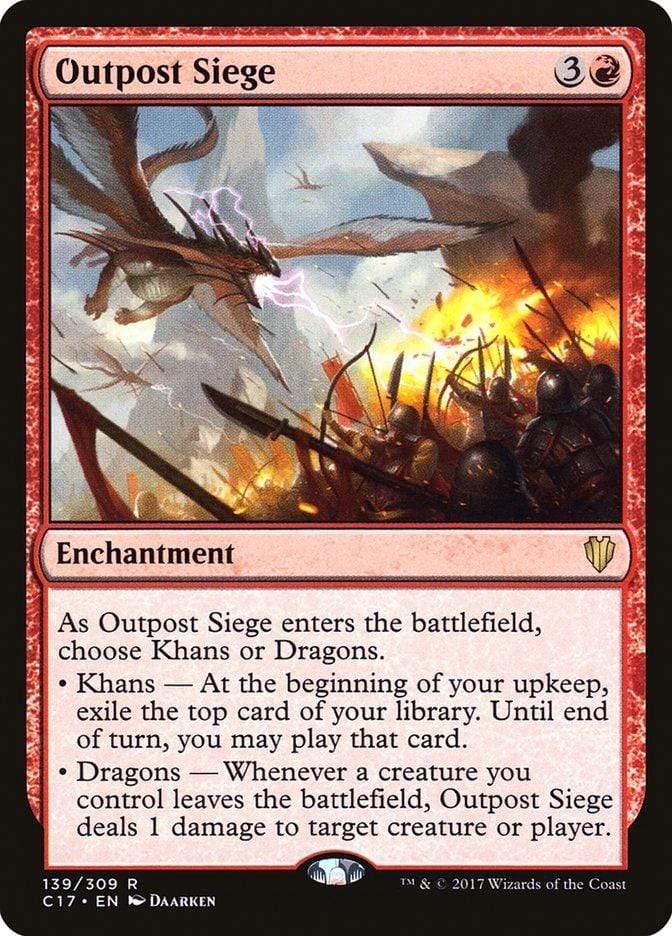 Magic: The Gathering MTG Single Outpost Siege [Commander 2017]