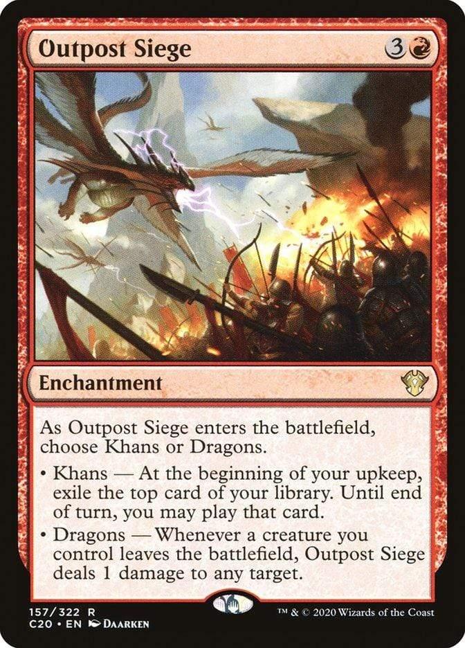 Magic: The Gathering MTG Single Outpost Siege [Commander 2020]