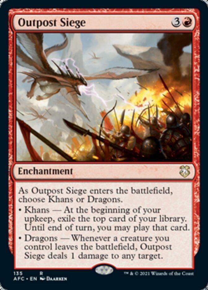 Magic: The Gathering MTG Single Outpost Siege [Dungeons & Dragons: Adventures in the Forgotten Realms Commander]