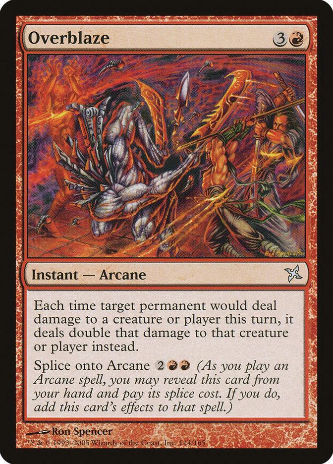 Magic: The Gathering MTG Single Overblaze [Betrayers of Kamigawa]