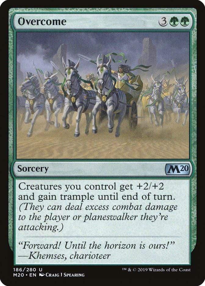 Magic: The Gathering MTG Single Overcome [Core Set 2020]