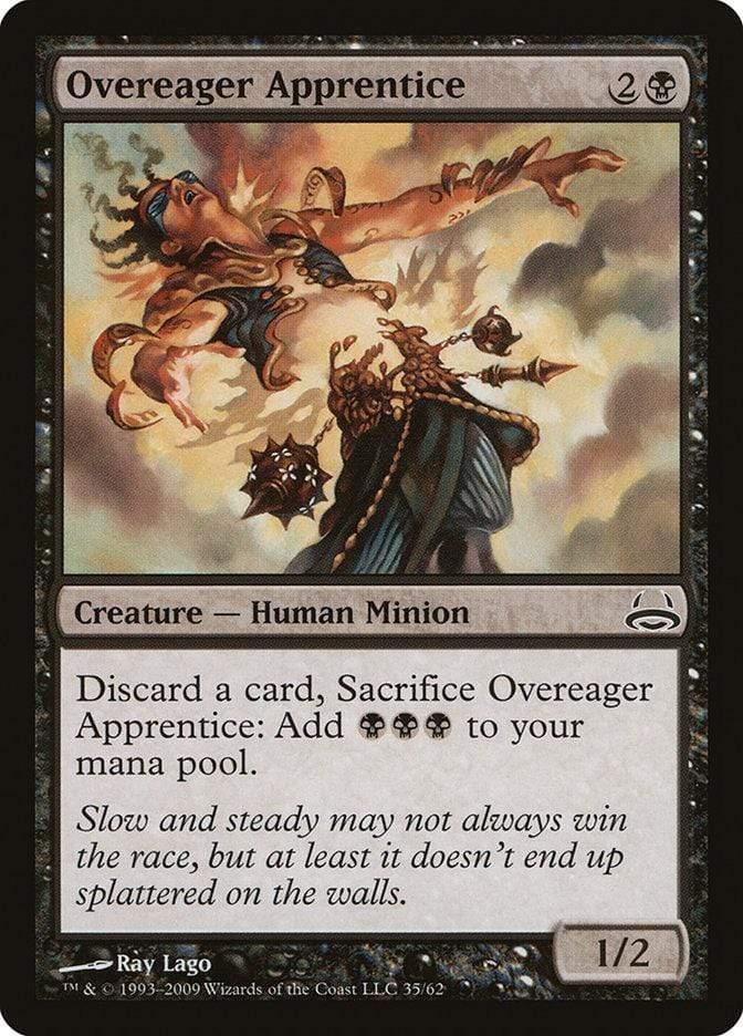 Magic: The Gathering MTG Single Overeager Apprentice [Duel Decks: Divine vs. Demonic]