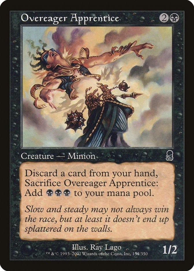 Magic: The Gathering MTG Single Overeager Apprentice [Odyssey]