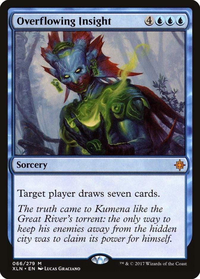 Magic: The Gathering MTG Single Overflowing Insight [Ixalan]