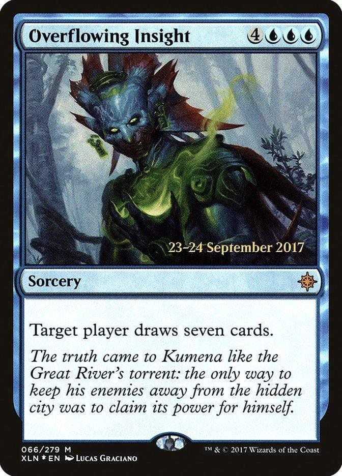 Magic: The Gathering MTG Single Overflowing Insight  [Ixalan Prerelease Promos]