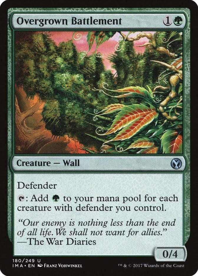 Magic: The Gathering MTG Single Overgrown Battlement [Iconic Masters]