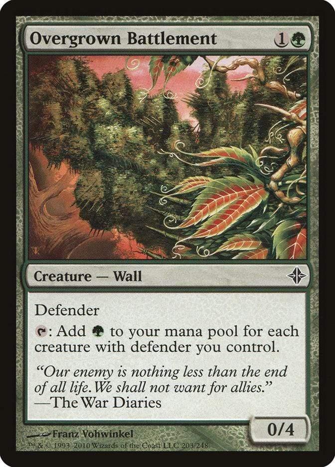 Magic: The Gathering MTG Single Overgrown Battlement [Rise of the Eldrazi]