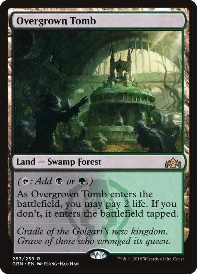 Magic: The Gathering MTG Single Overgrown Tomb [Guilds of Ravnica]