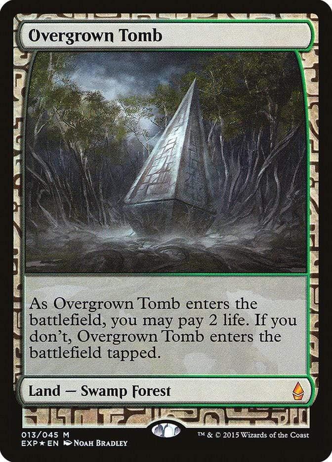 Magic: The Gathering MTG Single Overgrown Tomb [Zendikar Expeditions]