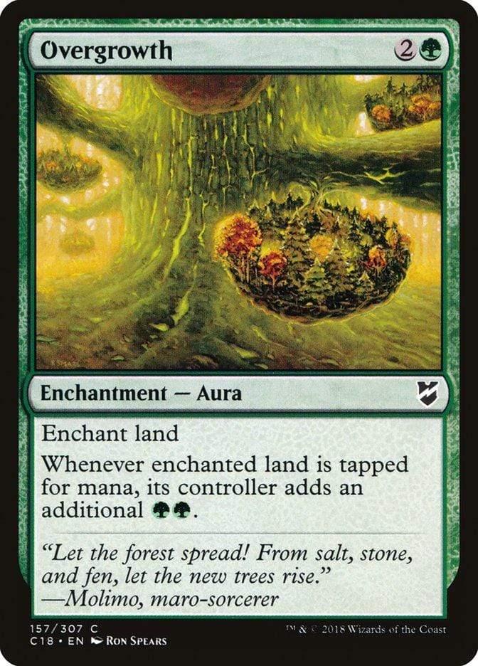 Magic: The Gathering MTG Single Overgrowth [Commander 2018]