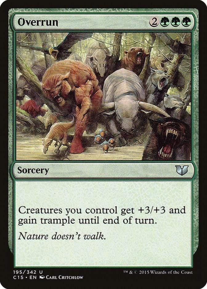 Magic: The Gathering MTG Single Overrun [Commander 2015]