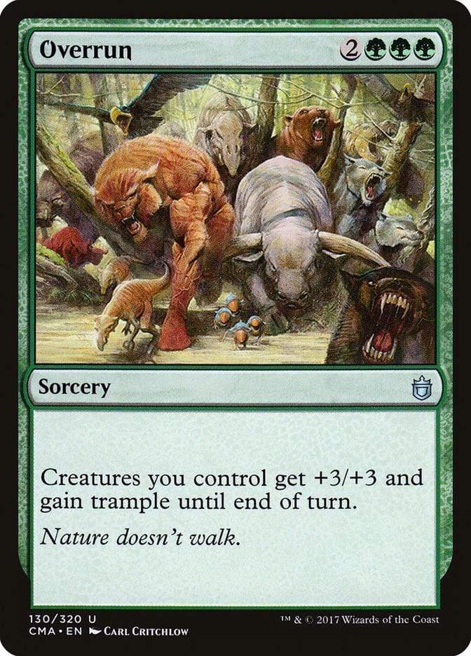 Magic: The Gathering MTG Single Overrun [Commander Anthology]