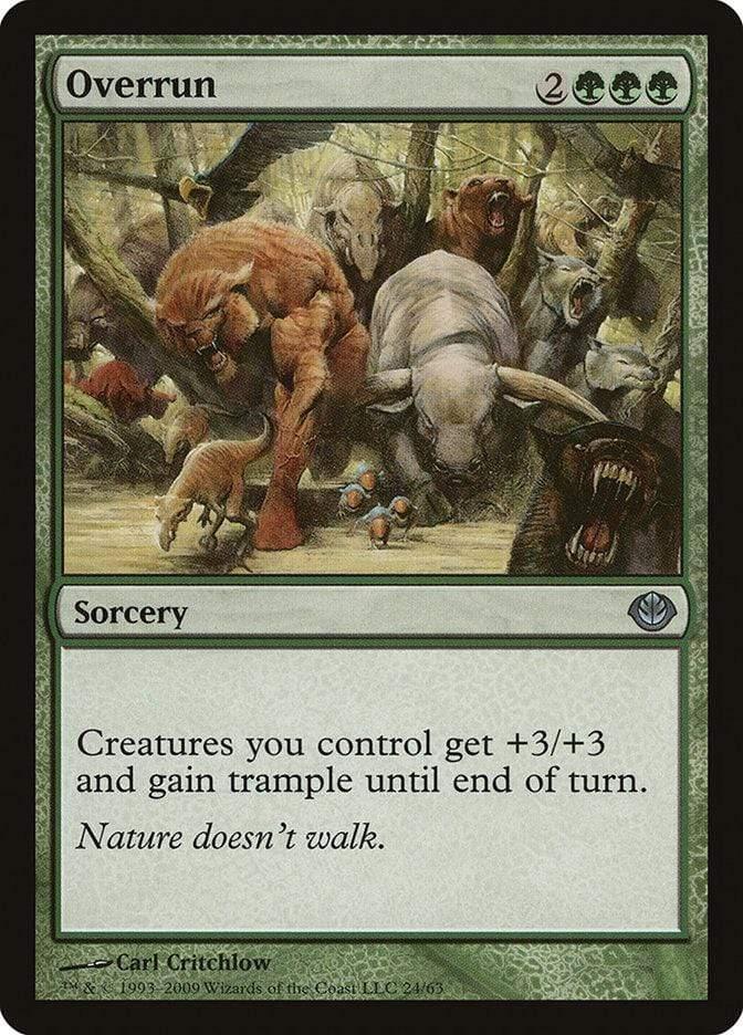 Magic: The Gathering MTG Single Overrun [Duel Decks: Garruk vs. Liliana]