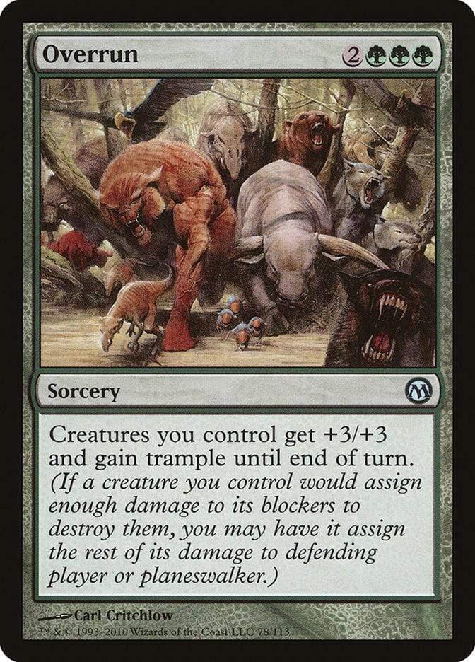Magic: The Gathering MTG Single Overrun [Duels of the Planeswalkers]