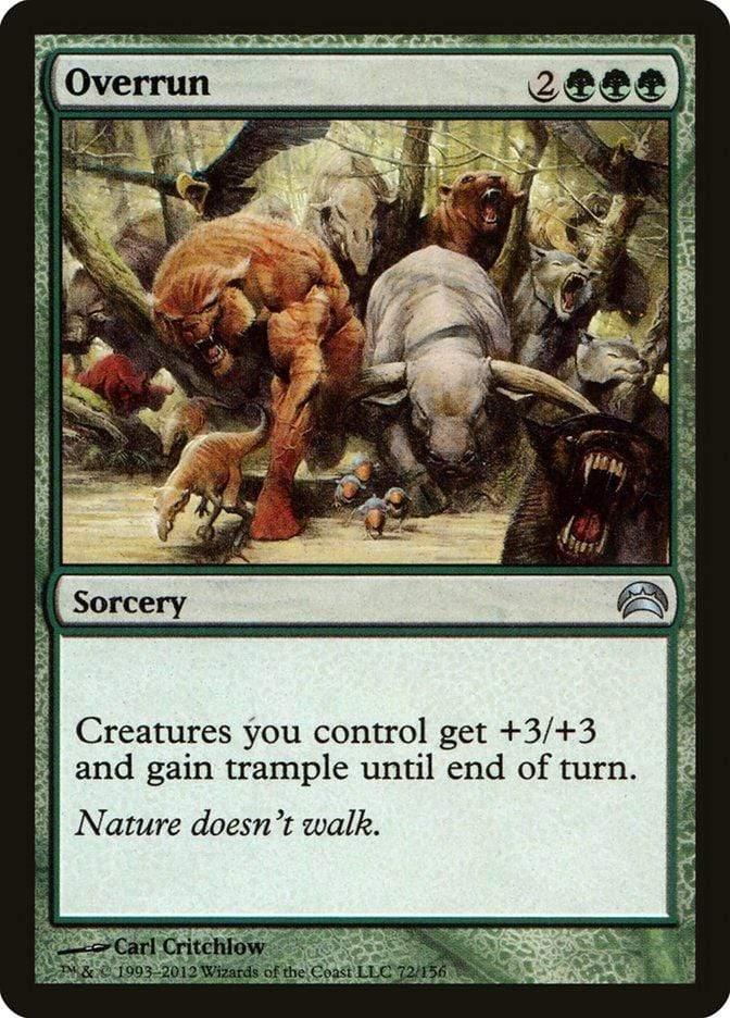 Magic: The Gathering MTG Single Overrun [Planechase 2012]