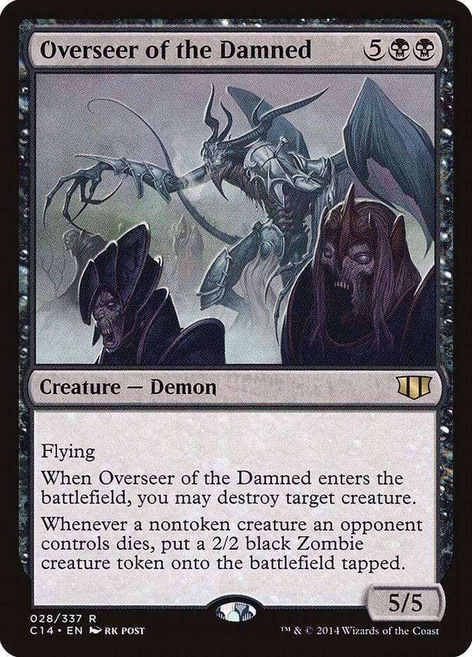 Magic: The Gathering MTG Single Overseer of the Damned [Commander 2014]