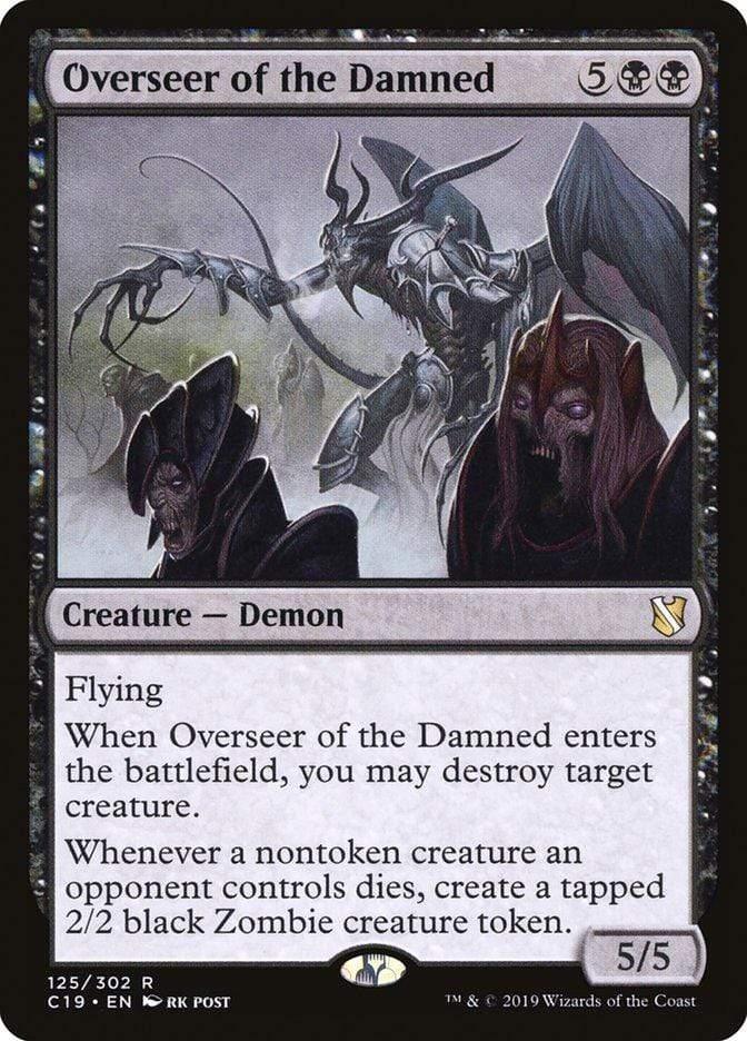 Magic: The Gathering MTG Single Overseer of the Damned [Commander 2019]
