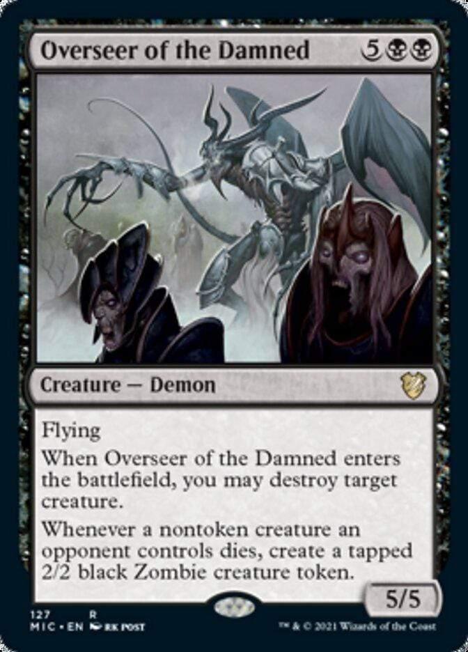 Magic: The Gathering MTG Single Overseer of the Damned [Innistrad: Midnight Hunt Commander]