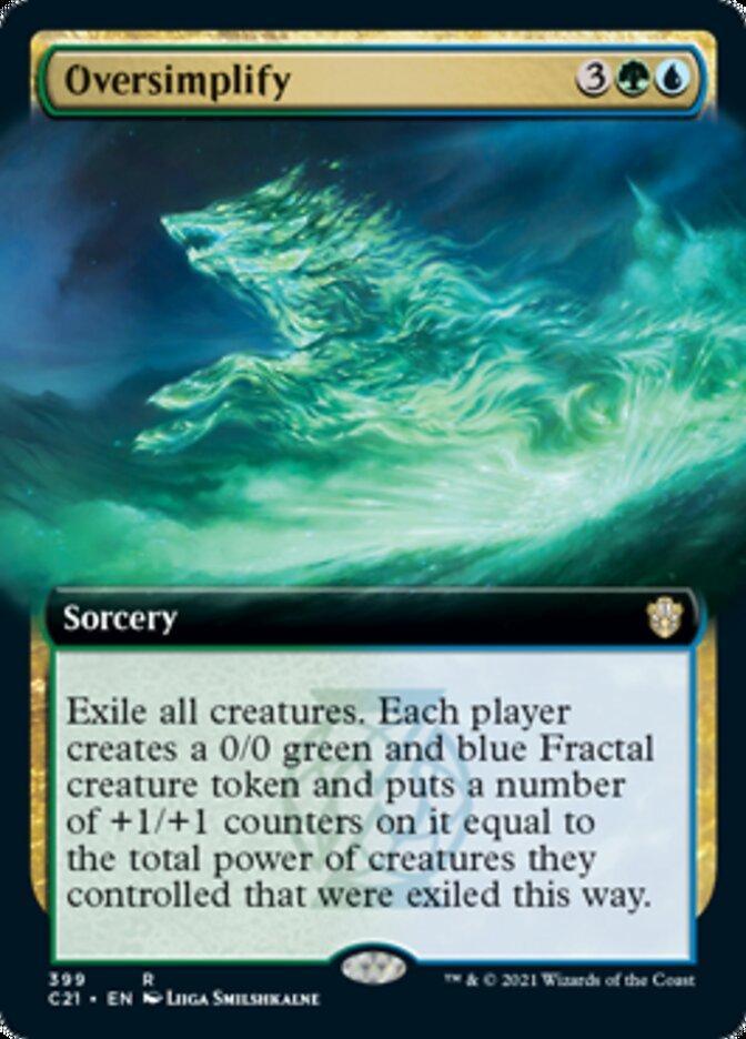Magic: The Gathering MTG Single Oversimplify (Extended) [Commander 2021]