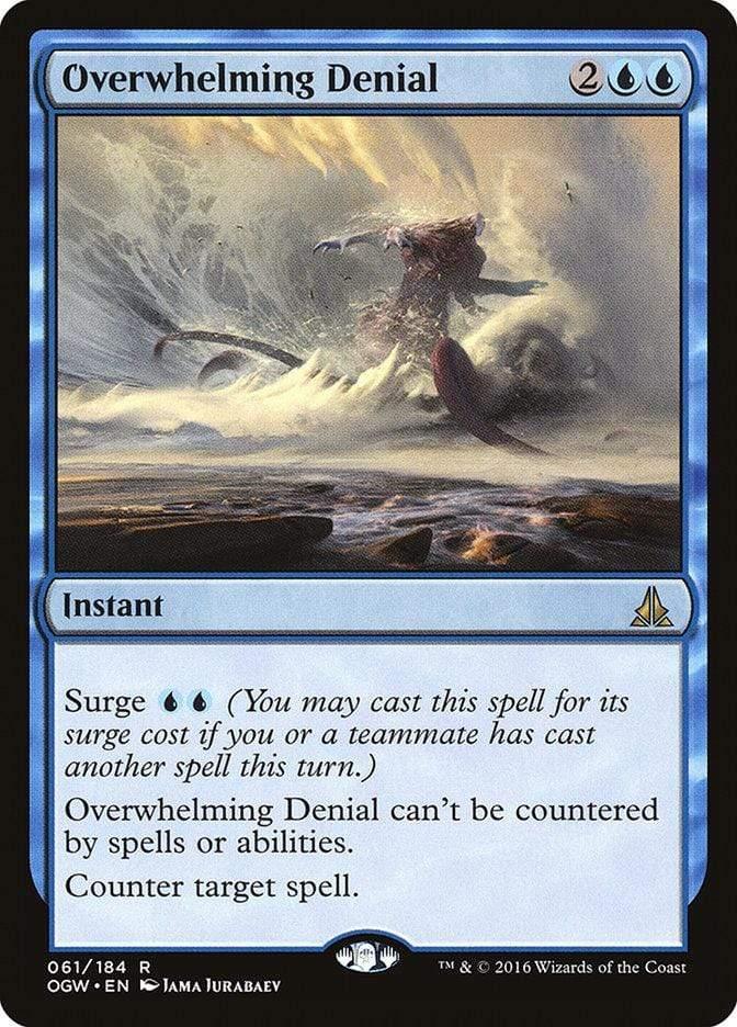 Magic: The Gathering MTG Single Overwhelming Denial [Oath of the Gatewatch]